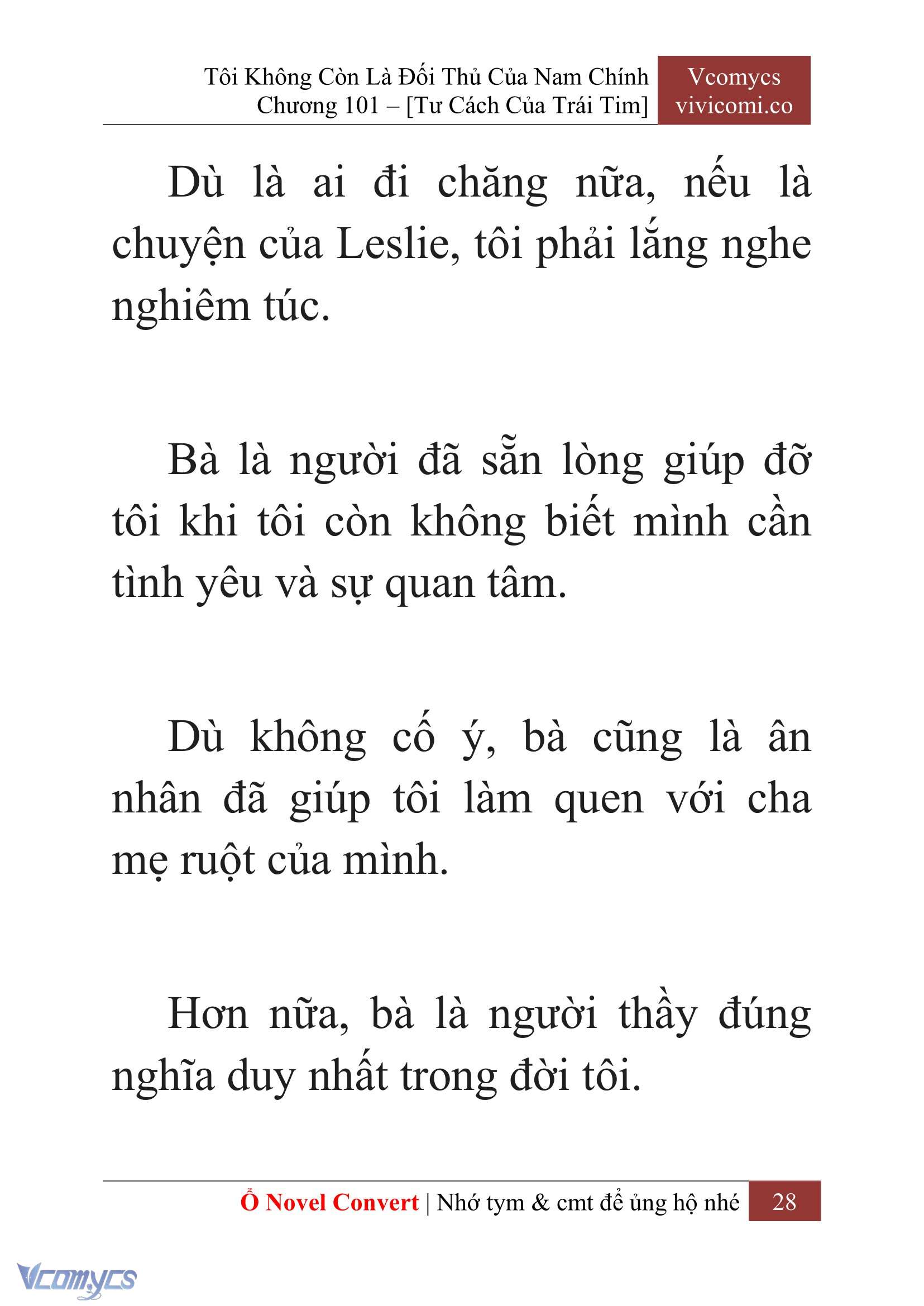 [Novel] Tôi Không Còn Là Đối Thủ Của Nam Chính Chap 101 - Next Chap 102