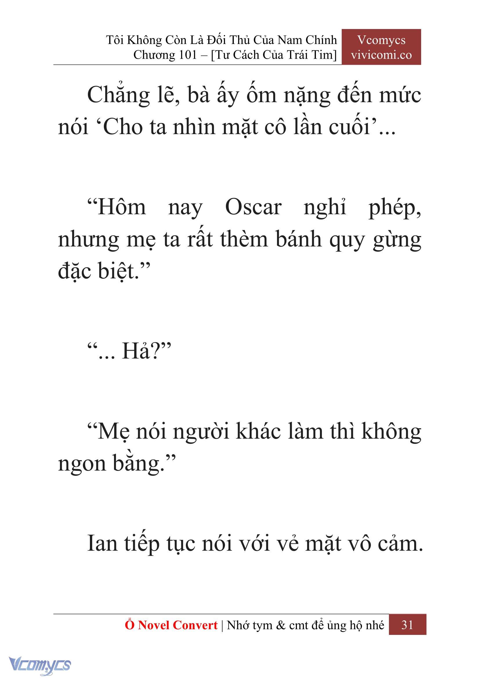 [Novel] Tôi Không Còn Là Đối Thủ Của Nam Chính Chap 101 - Next Chap 102