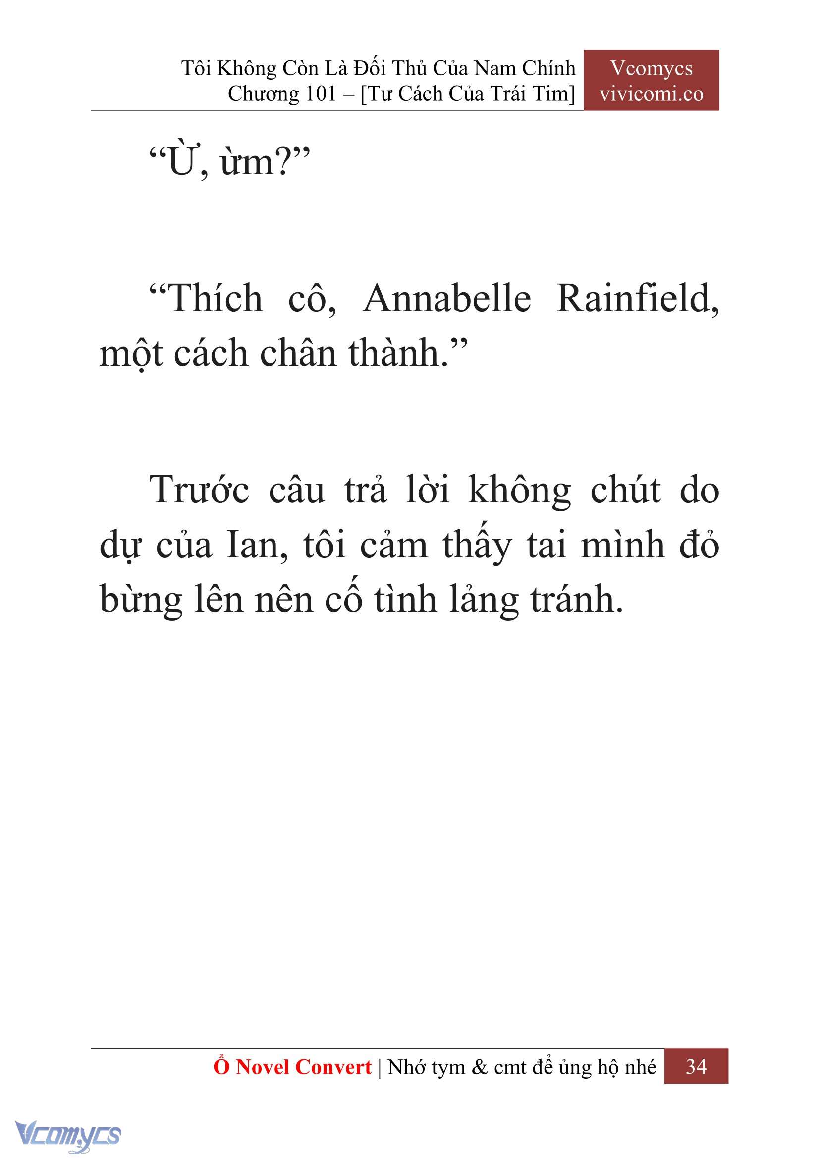 [Novel] Tôi Không Còn Là Đối Thủ Của Nam Chính Chap 101 - Next Chap 102