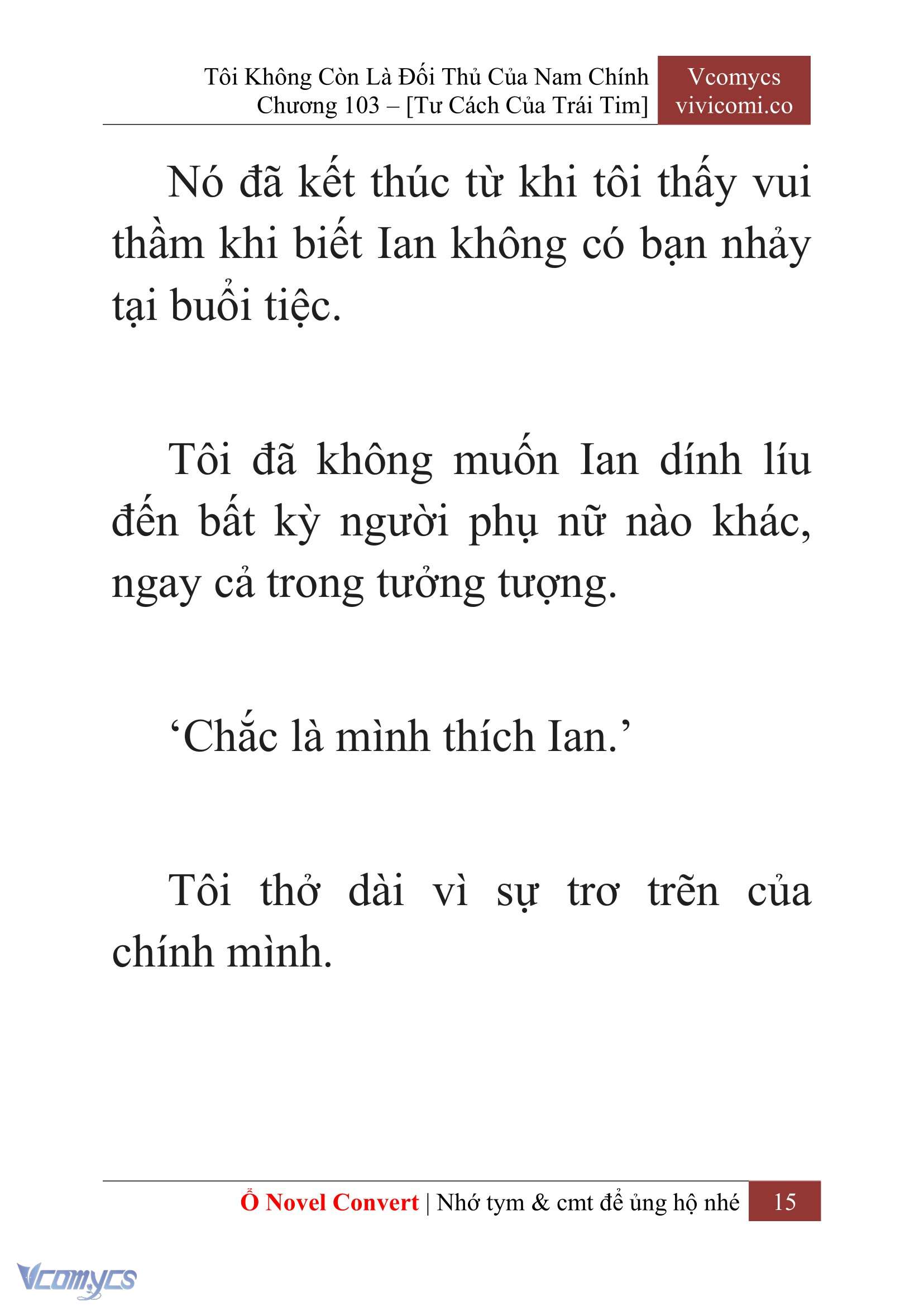 [Novel] Tôi Không Còn Là Đối Thủ Của Nam Chính Chap 103 - Next Chap 104