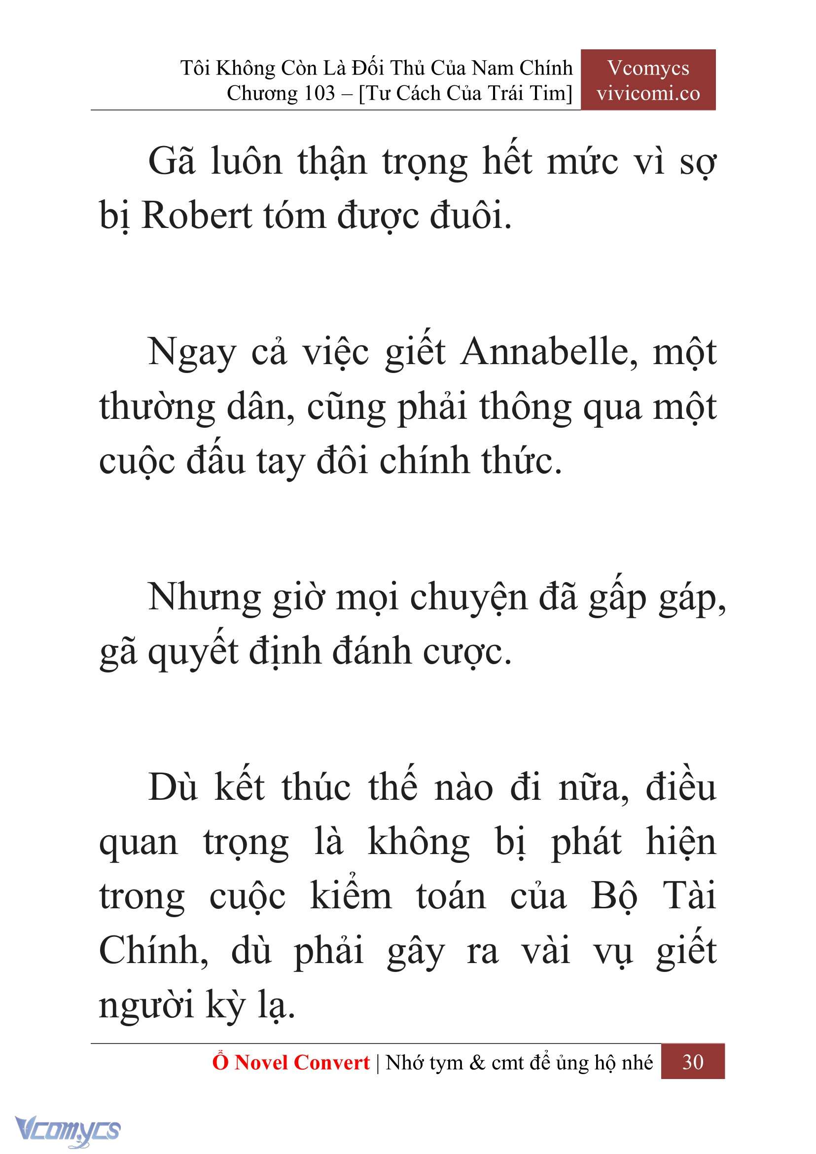 [Novel] Tôi Không Còn Là Đối Thủ Của Nam Chính Chap 103 - Next Chap 104