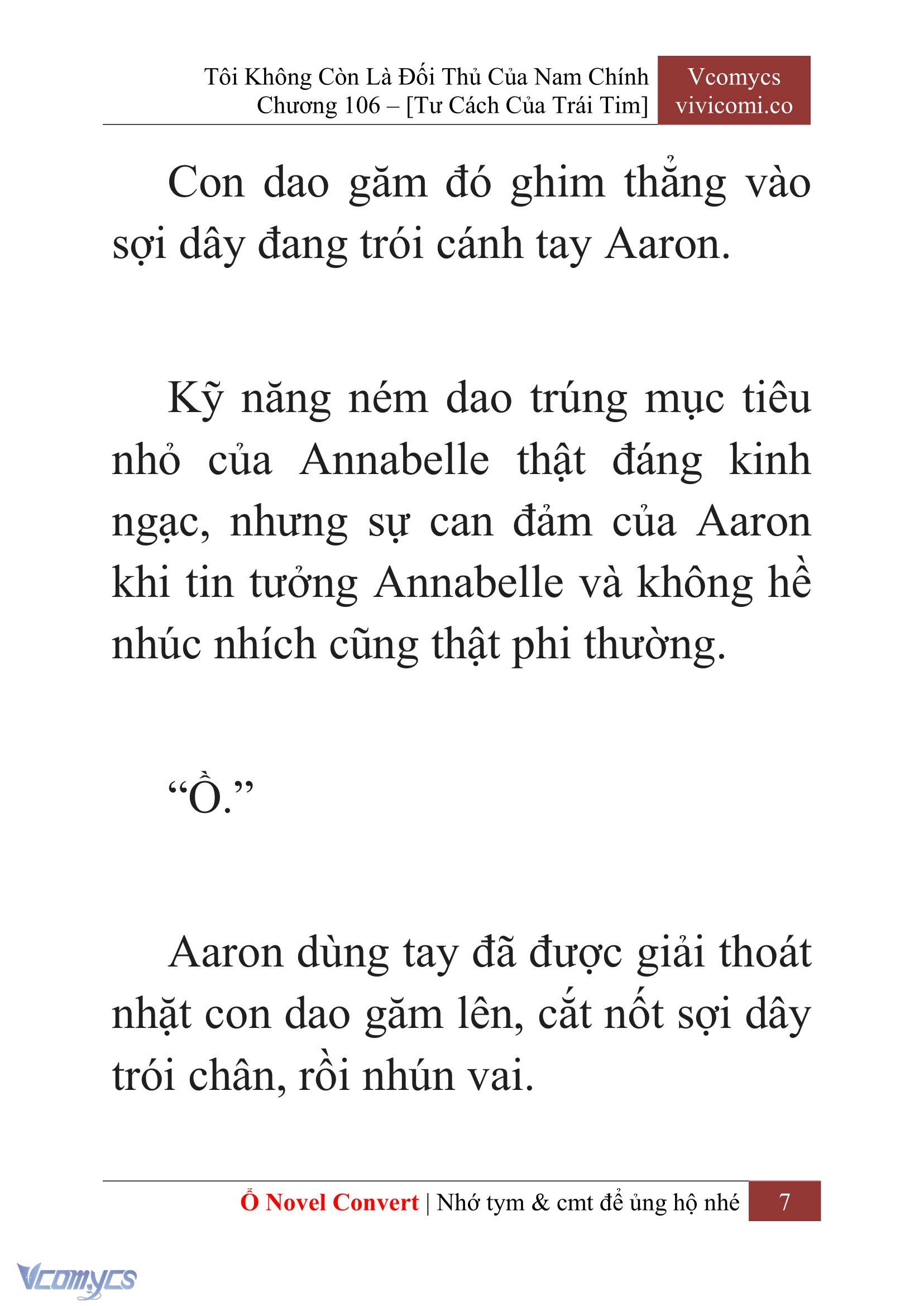 [Novel] Tôi Không Còn Là Đối Thủ Của Nam Chính Chap 106 - Next Chap 107