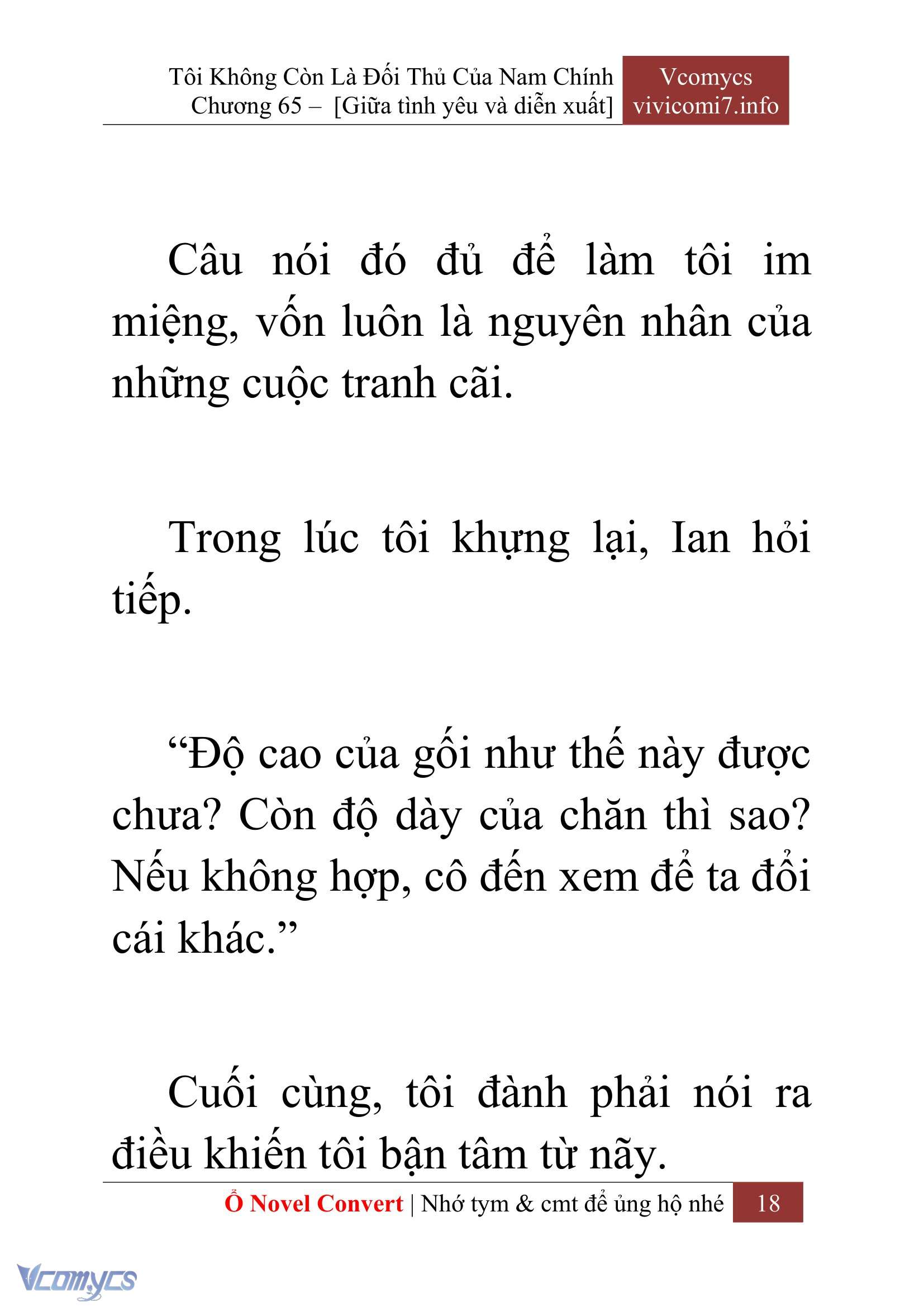 [Novel] Tôi Không Còn Là Đối Thủ Của Nam Chính Chap 65 - Next Chap 66