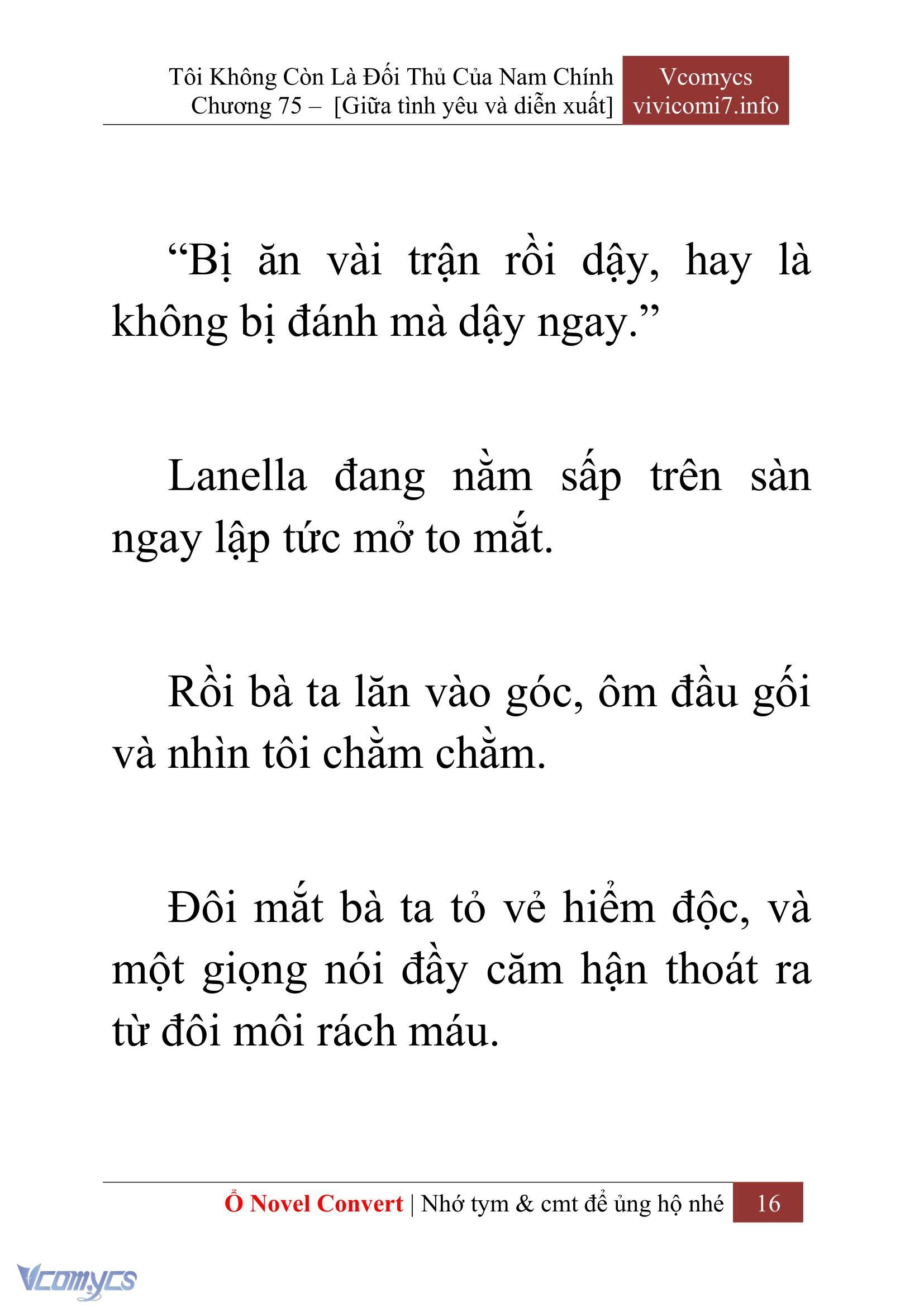 [Novel] Tôi Không Còn Là Đối Thủ Của Nam Chính Chap 75 - Next Chap 76