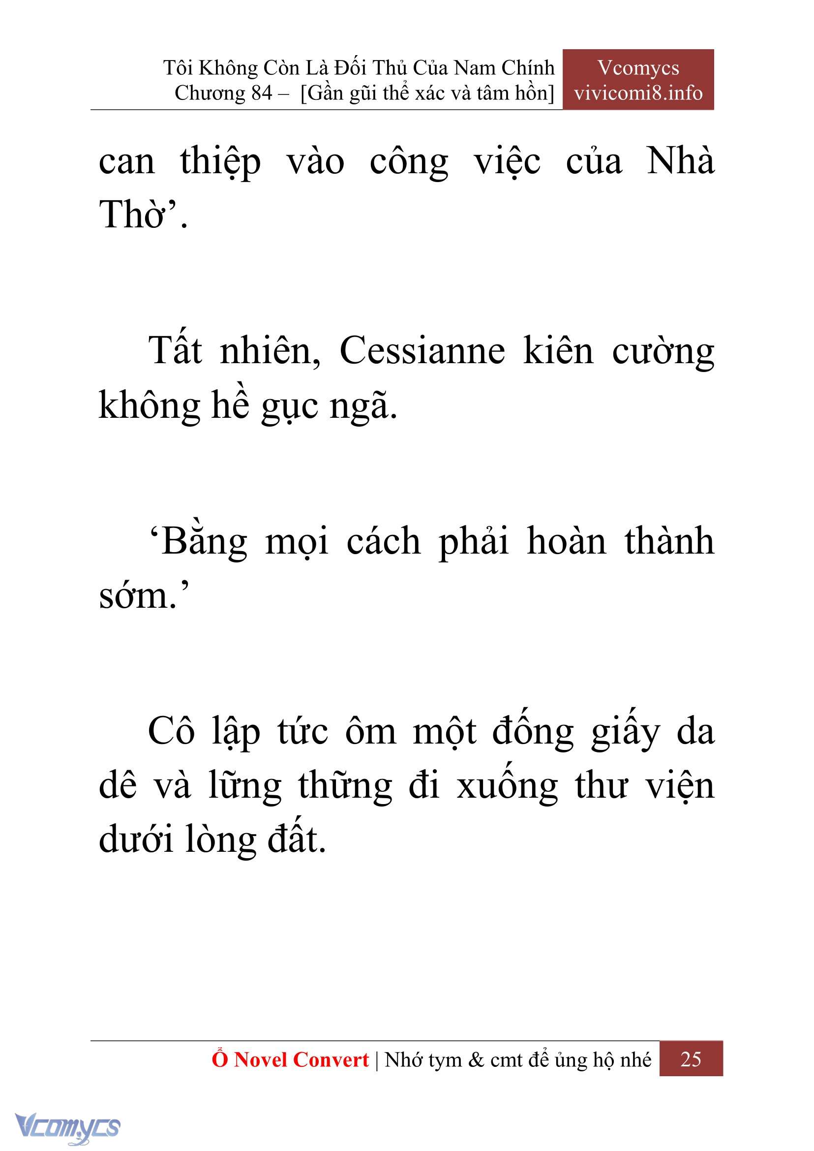 [Novel] Tôi Không Còn Là Đối Thủ Của Nam Chính Chap 84 - Next Chap 85