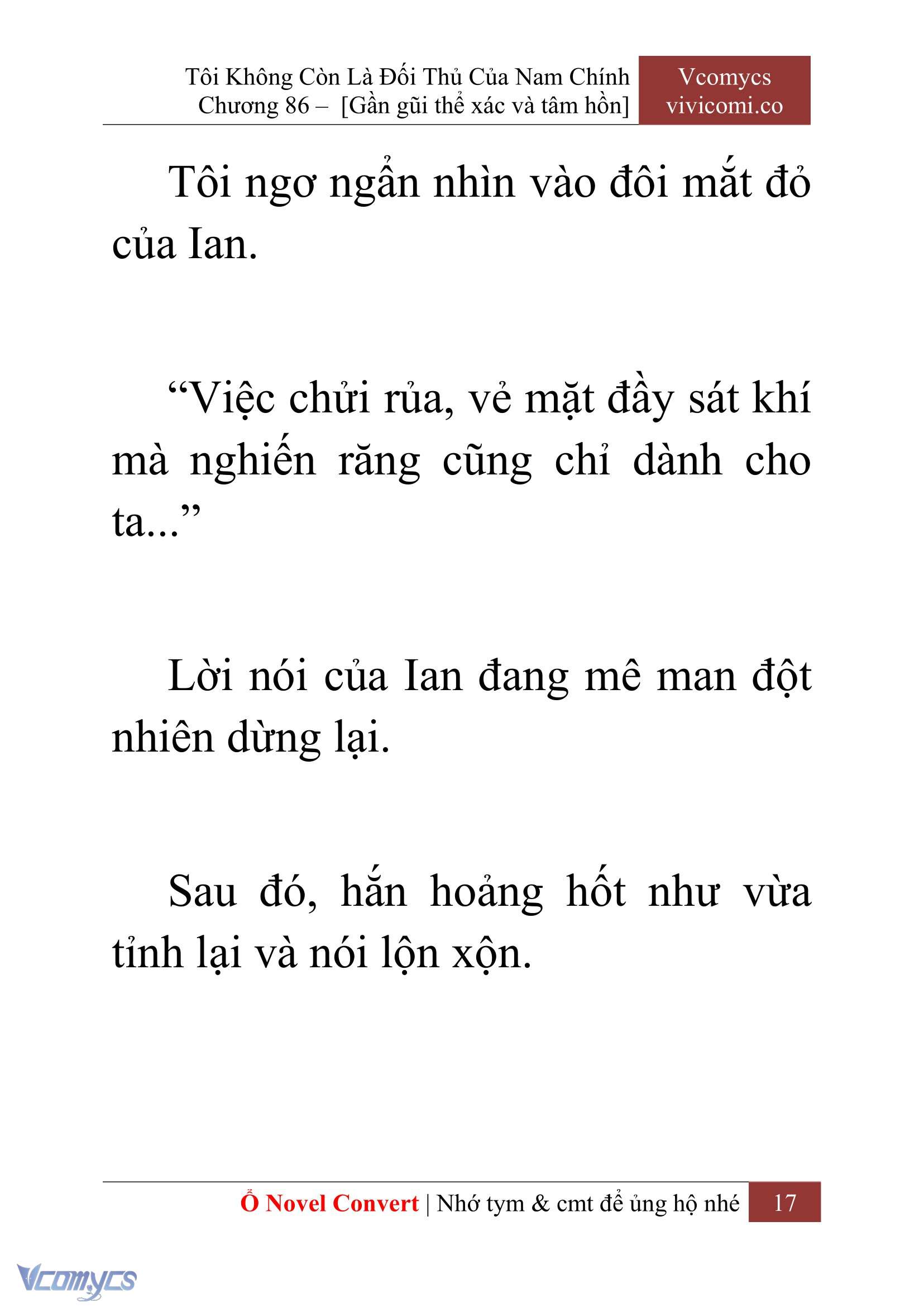 [Novel] Tôi Không Còn Là Đối Thủ Của Nam Chính Chap 86 - Next Chap 87
