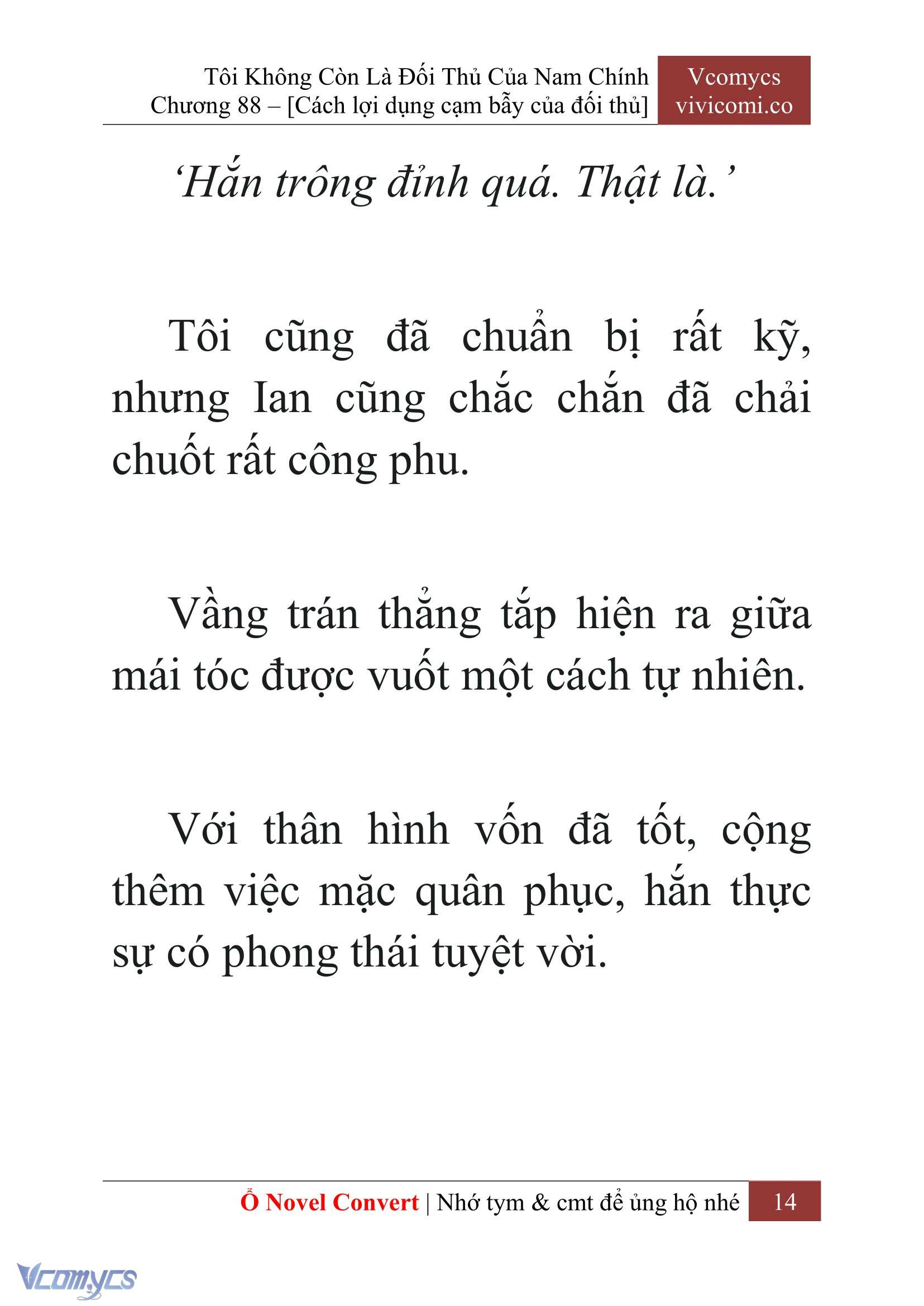[Novel] Tôi Không Còn Là Đối Thủ Của Nam Chính Chap 88 - Next Chap 89
