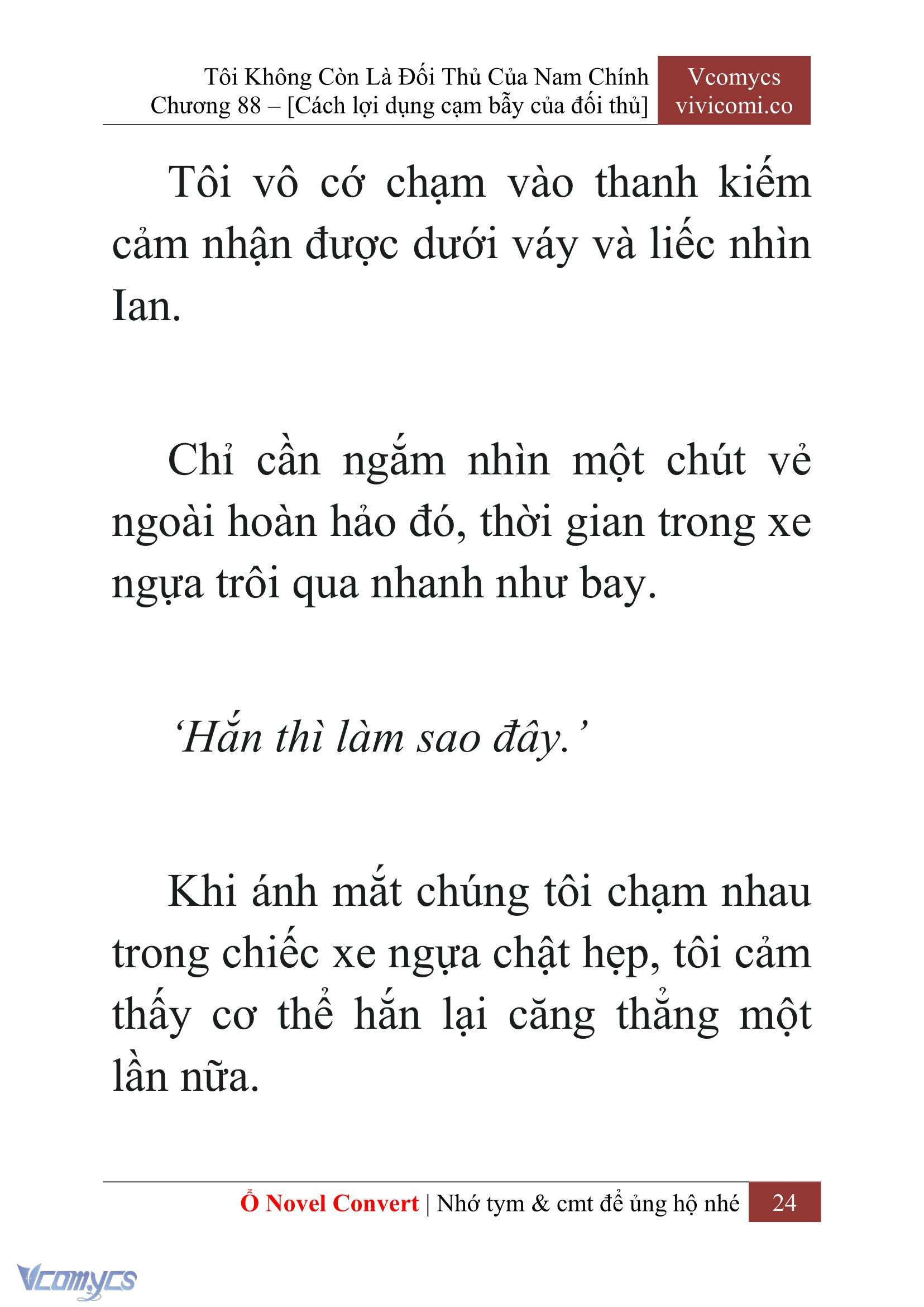 [Novel] Tôi Không Còn Là Đối Thủ Của Nam Chính Chap 88 - Next Chap 89