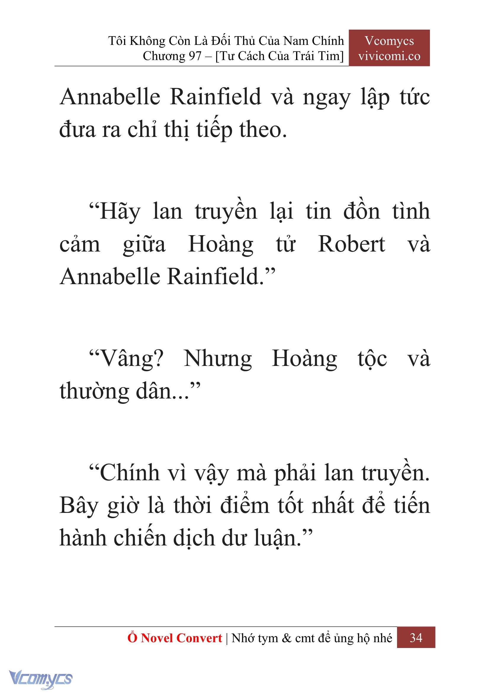 [Novel] Tôi Không Còn Là Đối Thủ Của Nam Chính Chap 97 - Next Chap 98