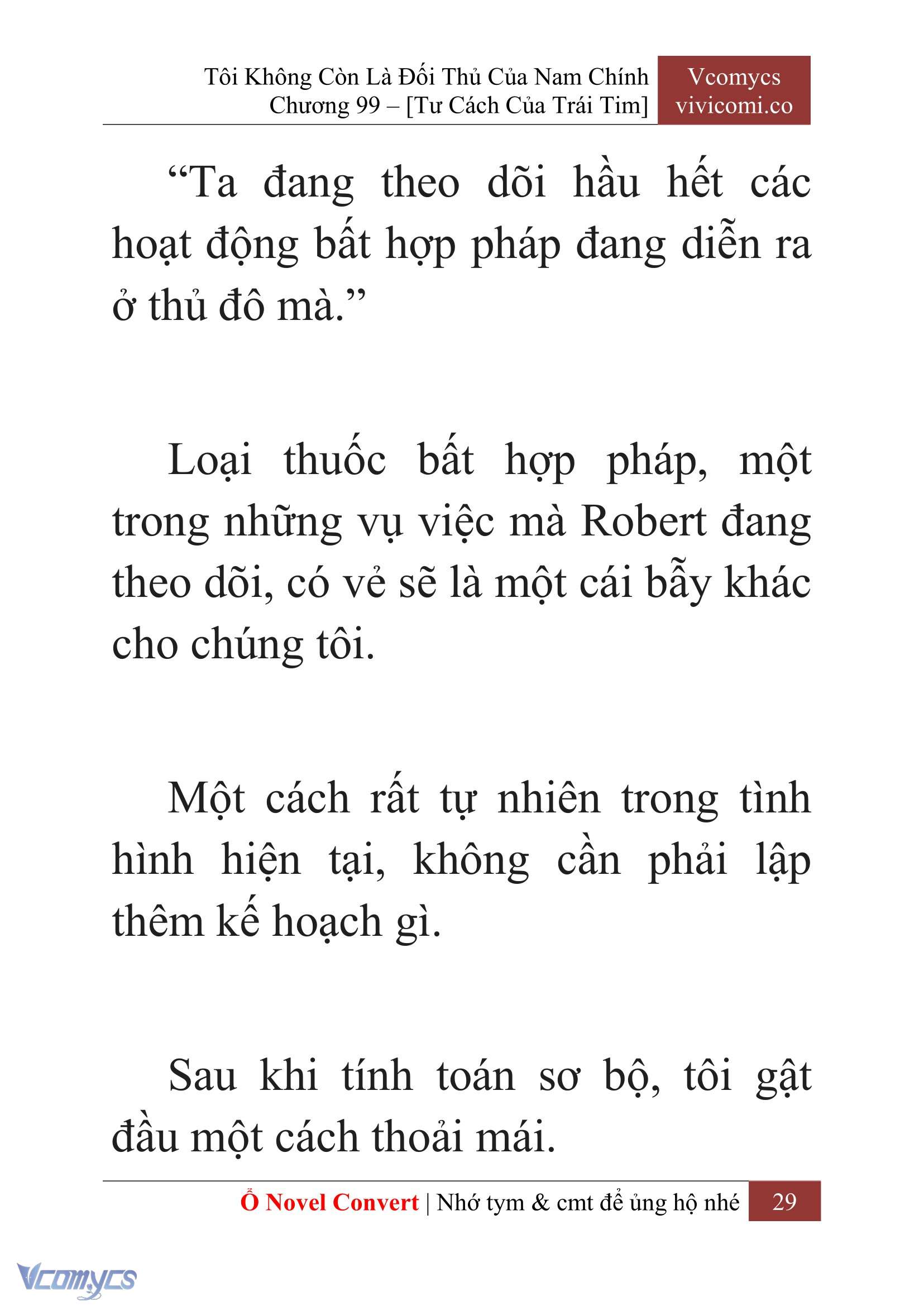 [Novel] Tôi Không Còn Là Đối Thủ Của Nam Chính Chap 99 - Next Chap 100