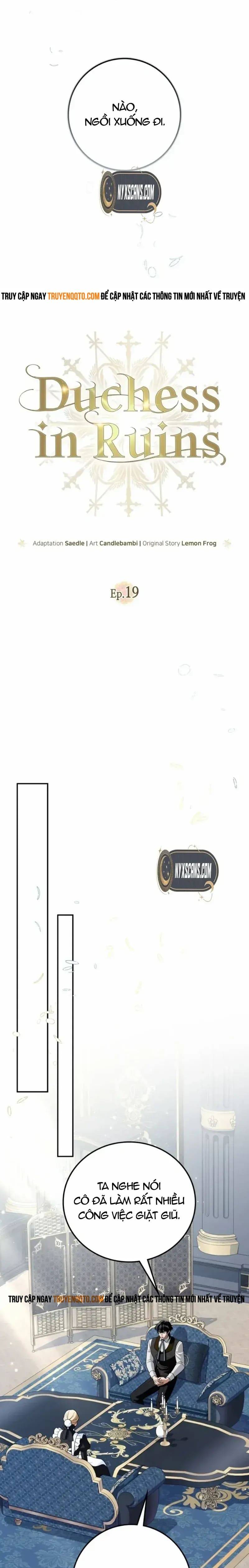 Nữ Tước Trong Sự Lụi Tàn Chap 19 - Next Chap 20