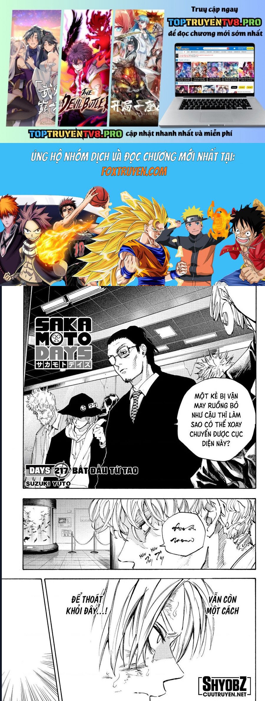 Sát Thủ Về Vườn Chap 217 - Next Chap 218