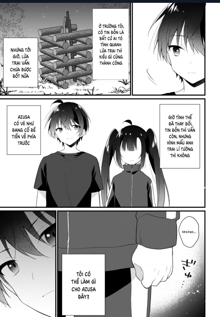 Shimotsuki-San Chỉ Thích Nhân Vật Nền Chap 14 - Next Chap 15