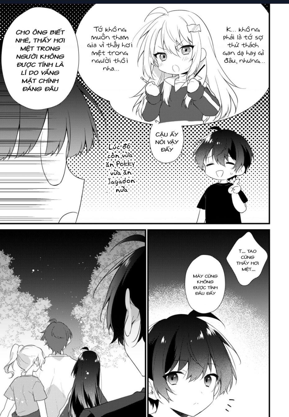 Shimotsuki-San Chỉ Thích Nhân Vật Nền Chap 14 - Next Chap 15