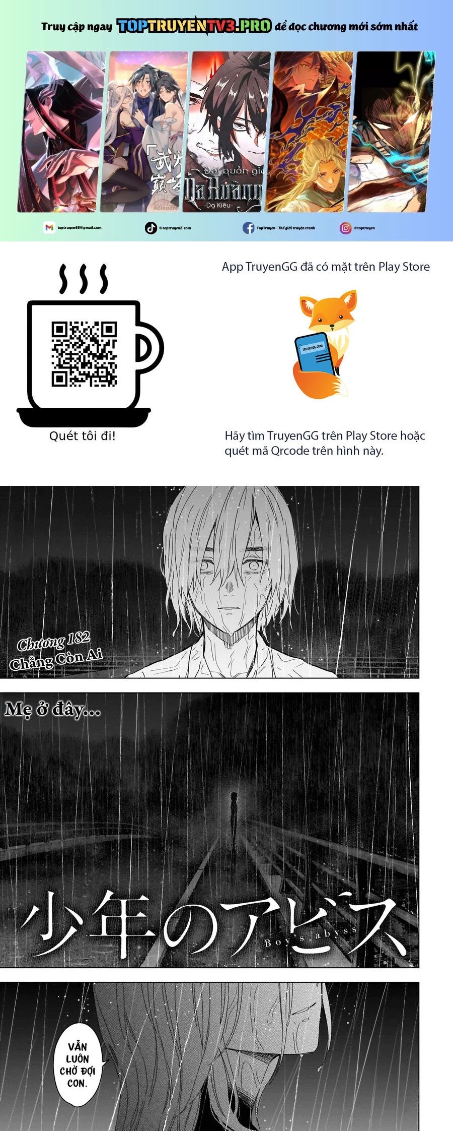 Shounen No Abyss Chap 182 - Next Chap 183