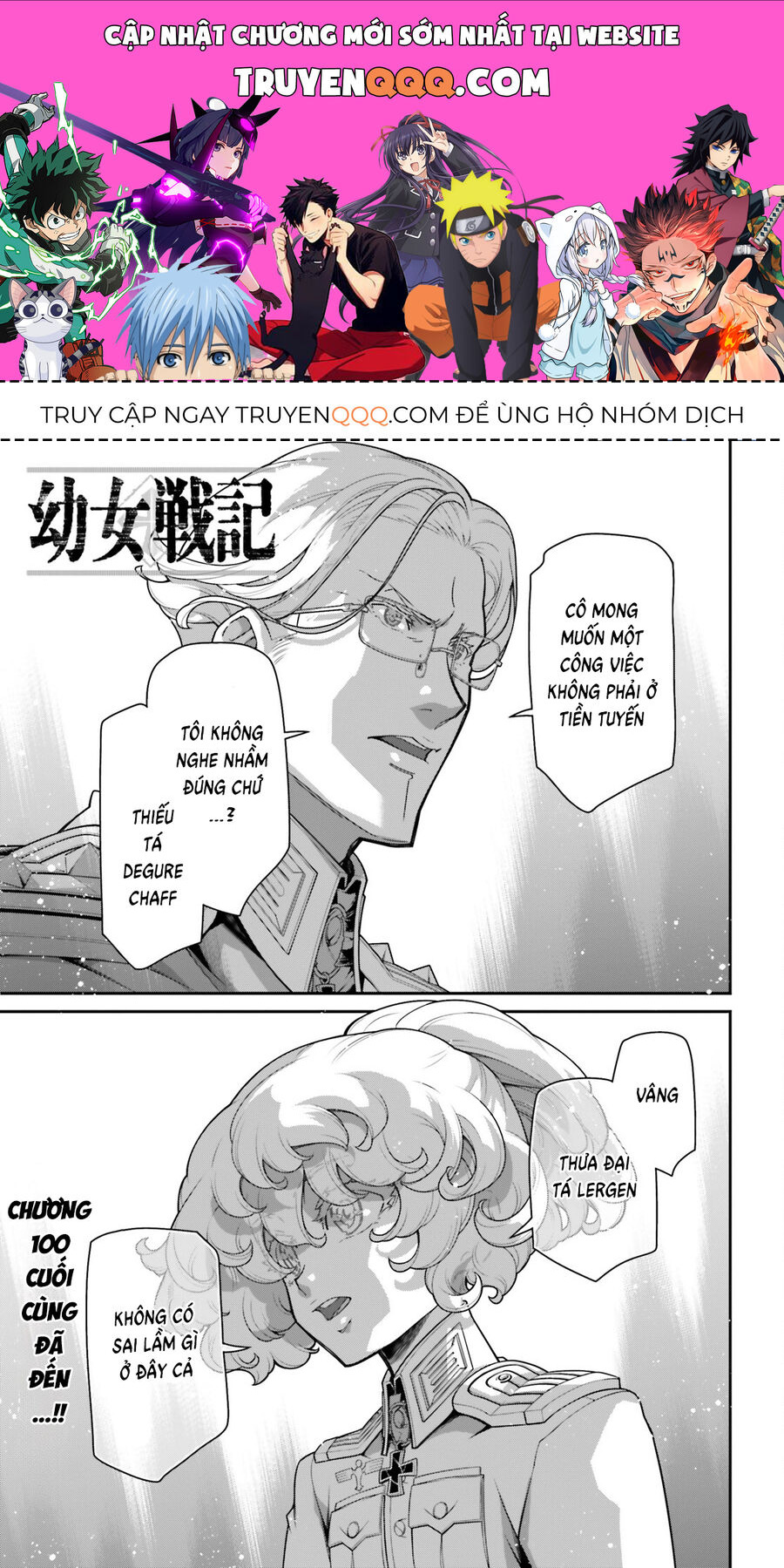 Tanya Chiến Ký Chap 100 - Next Chap 101