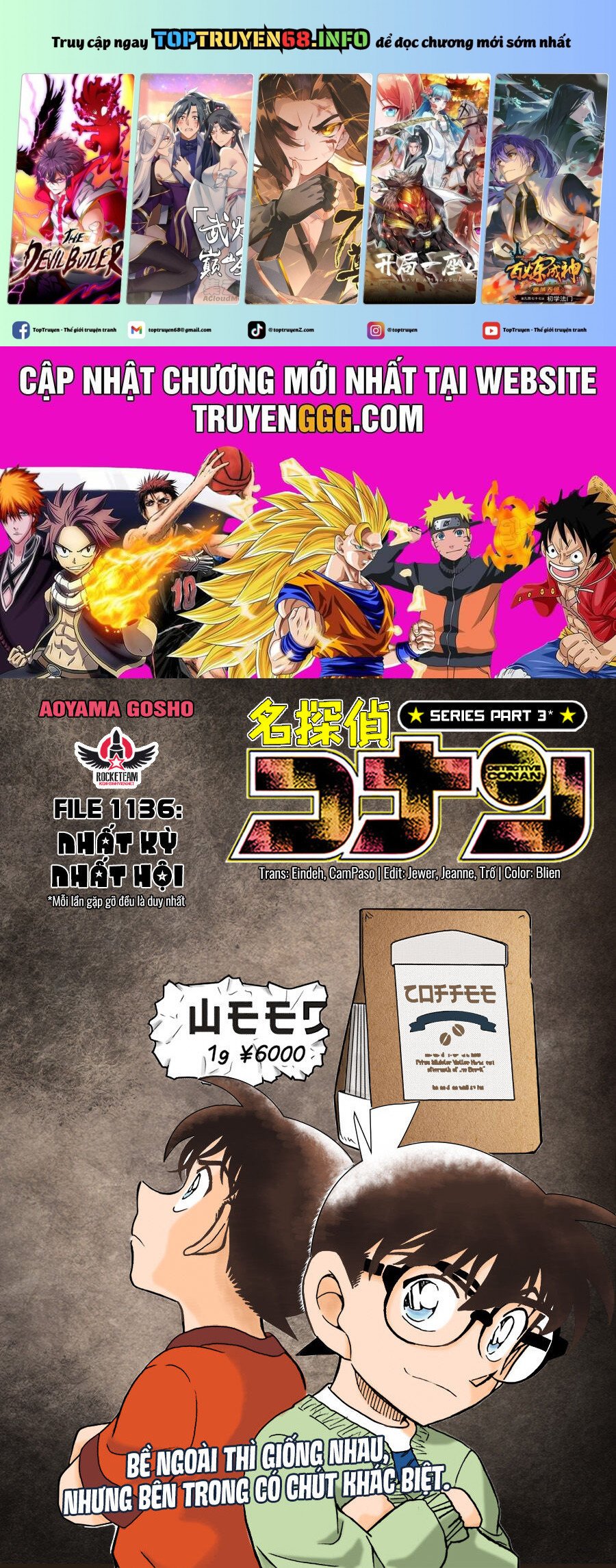 Thám Tử Conan Chap 1136 - Next Chap 1137