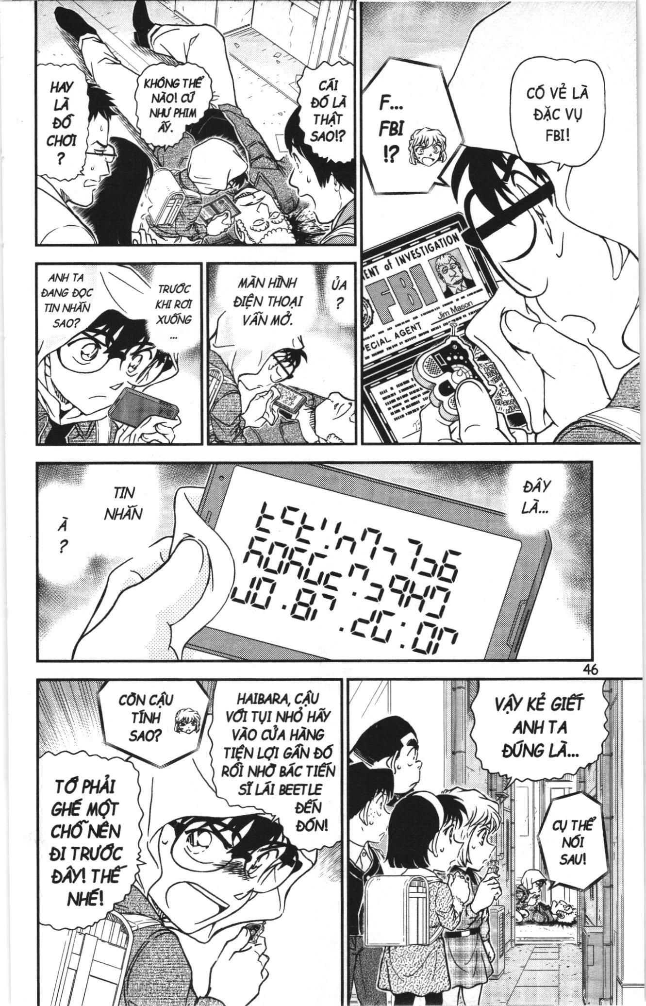 Thám tử lừng danh Conan Loạt truyện tranh Chap 1101 - Next Chap 1102