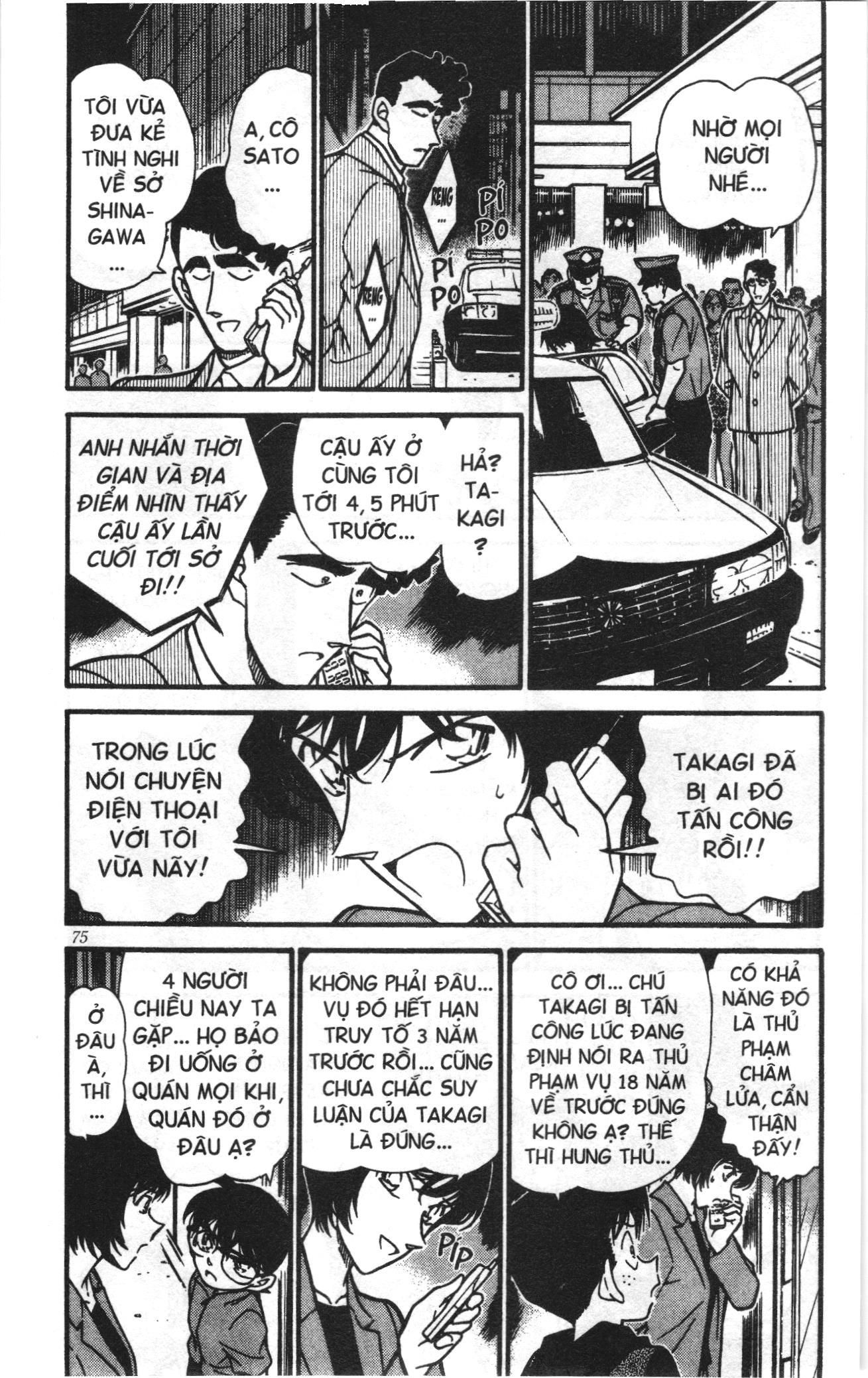 Thám tử lừng danh Conan Loạt truyện tranh Chap 278 - Next Chap 279