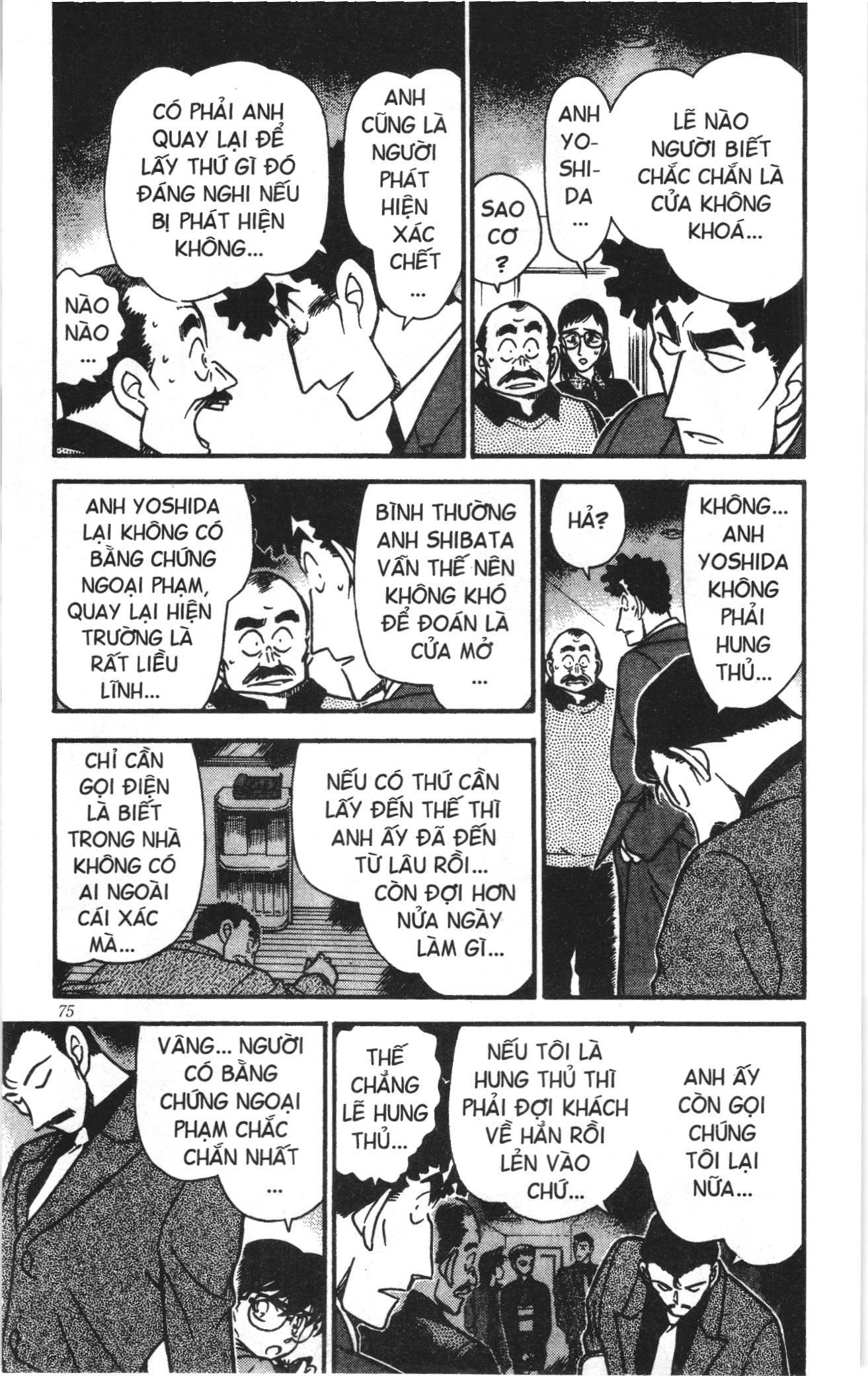 Thám tử lừng danh Conan Loạt truyện tranh Chap 288 - Next Chap 289