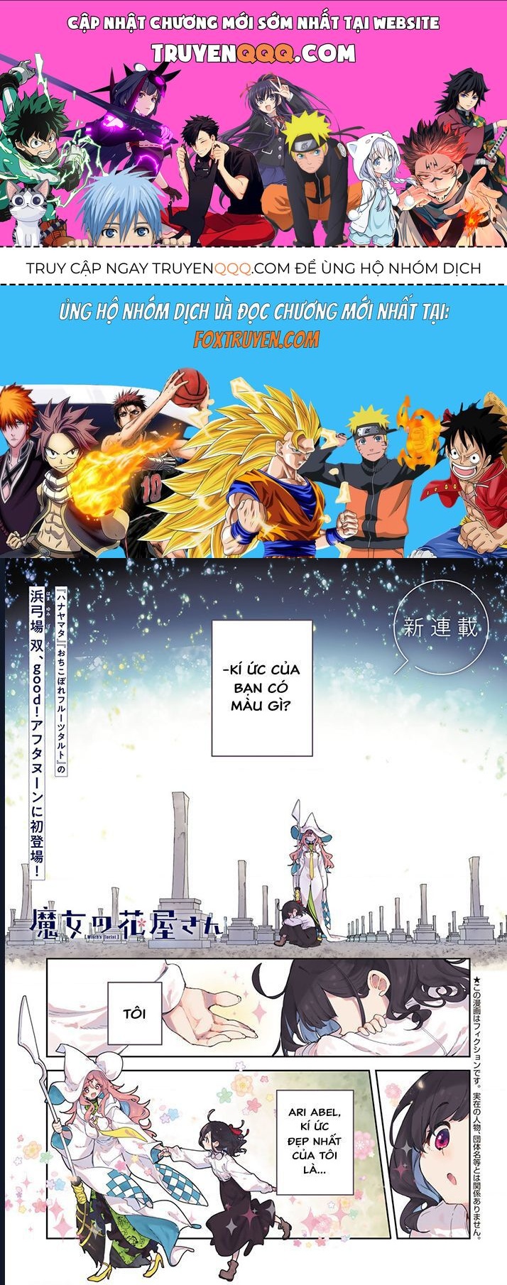 Tiệm Hoa Của Phù Thủy Chap 1 - Next Chap 2