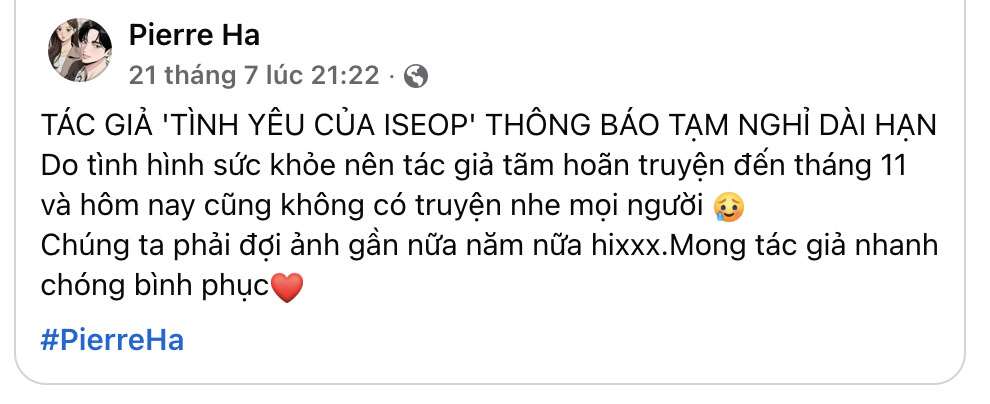 TÌNH YÊU CỦA ISEOP Chap 81 - Next Chap 82