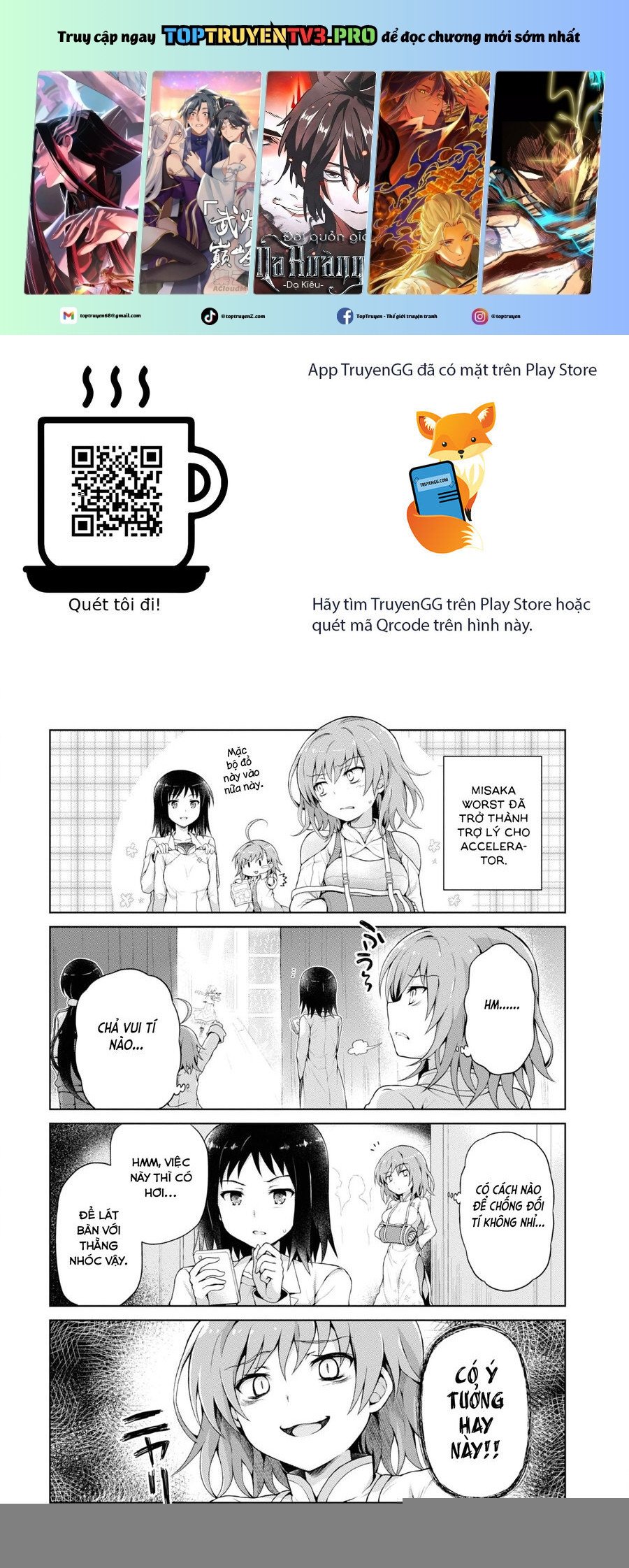 Toaru Idol No Accelerator-Sama Chap 32 - Next Chap 33