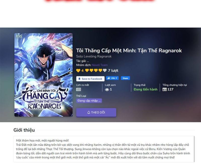 Tôi Thăng Cấp Một Mình Tận Thế Ragnarok Chap 17 - Next Chap 18