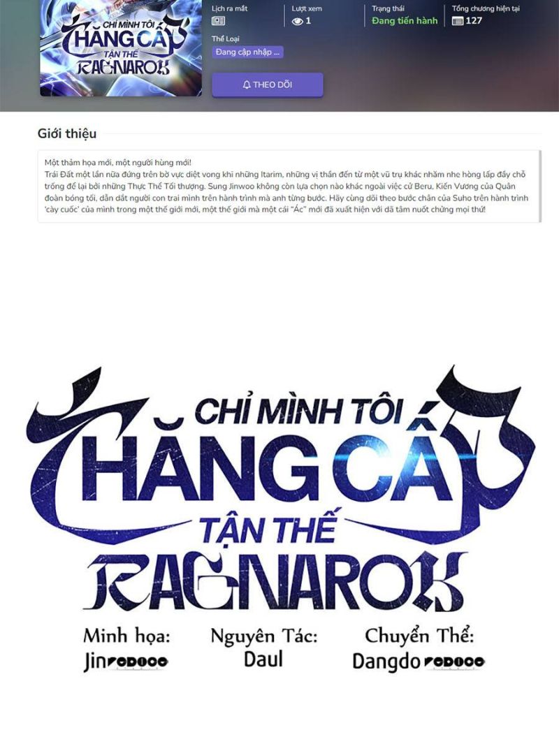 Tôi Thăng Cấp Một Mình Tận Thế Ragnarok Chap 17 - Next Chap 18