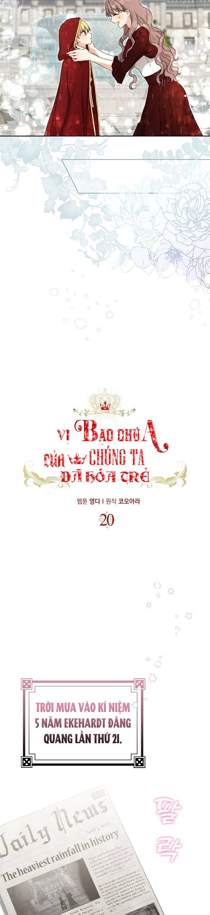 Vị Bạo Chúa Của Chúng Ta Đã Hóa Trẻ Chap 20 - Next Chap 21