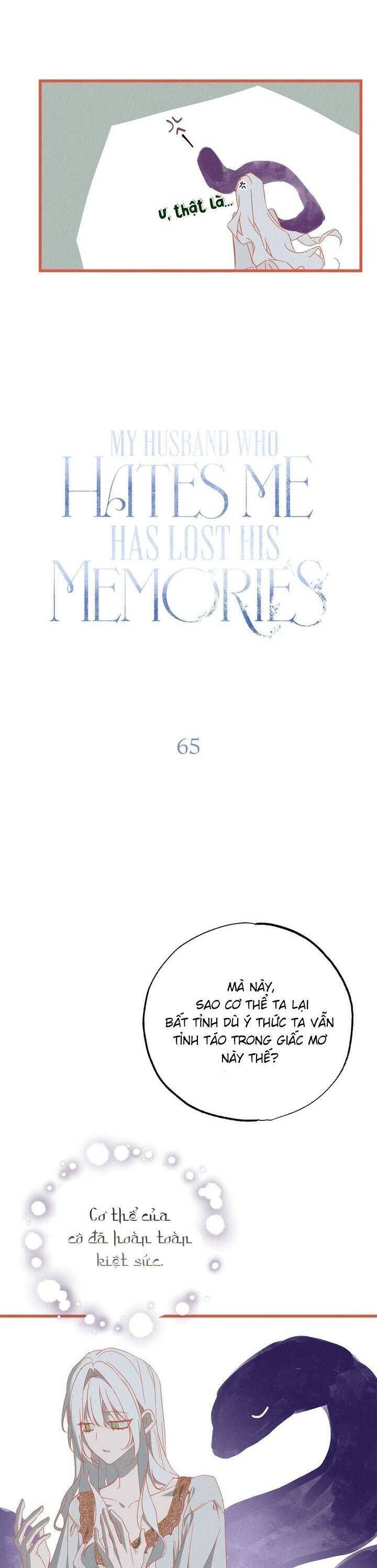 Vị Phu Quân Căm Ghét Tôi Đã Mất Trí Nhớ Chap 65 - Next Chap 66