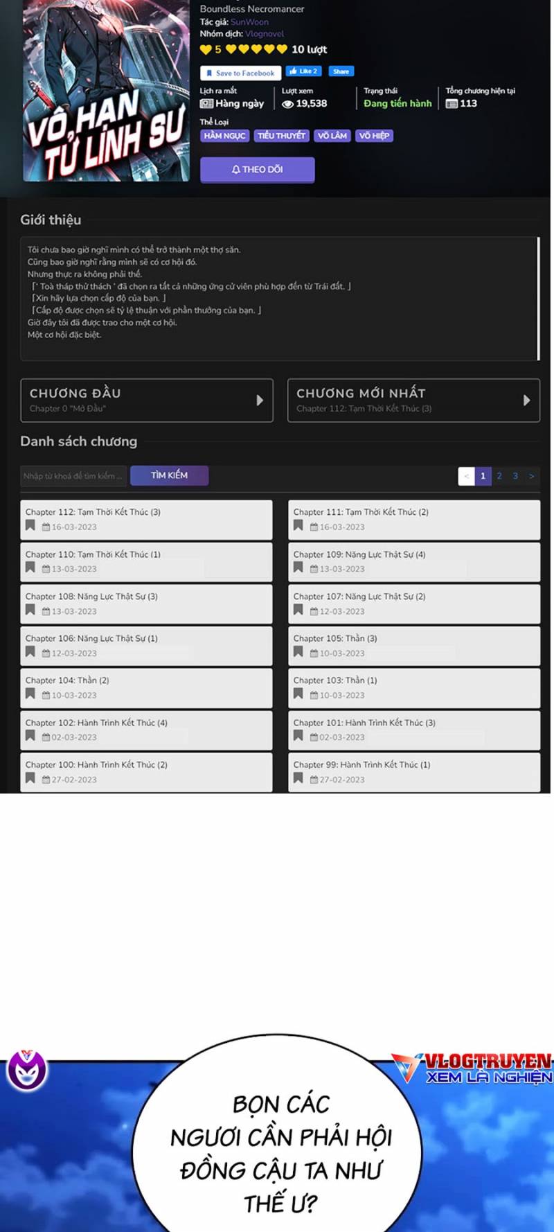 Vô Hạn Tử Linh Sư Chap 118 - Next Chap 119