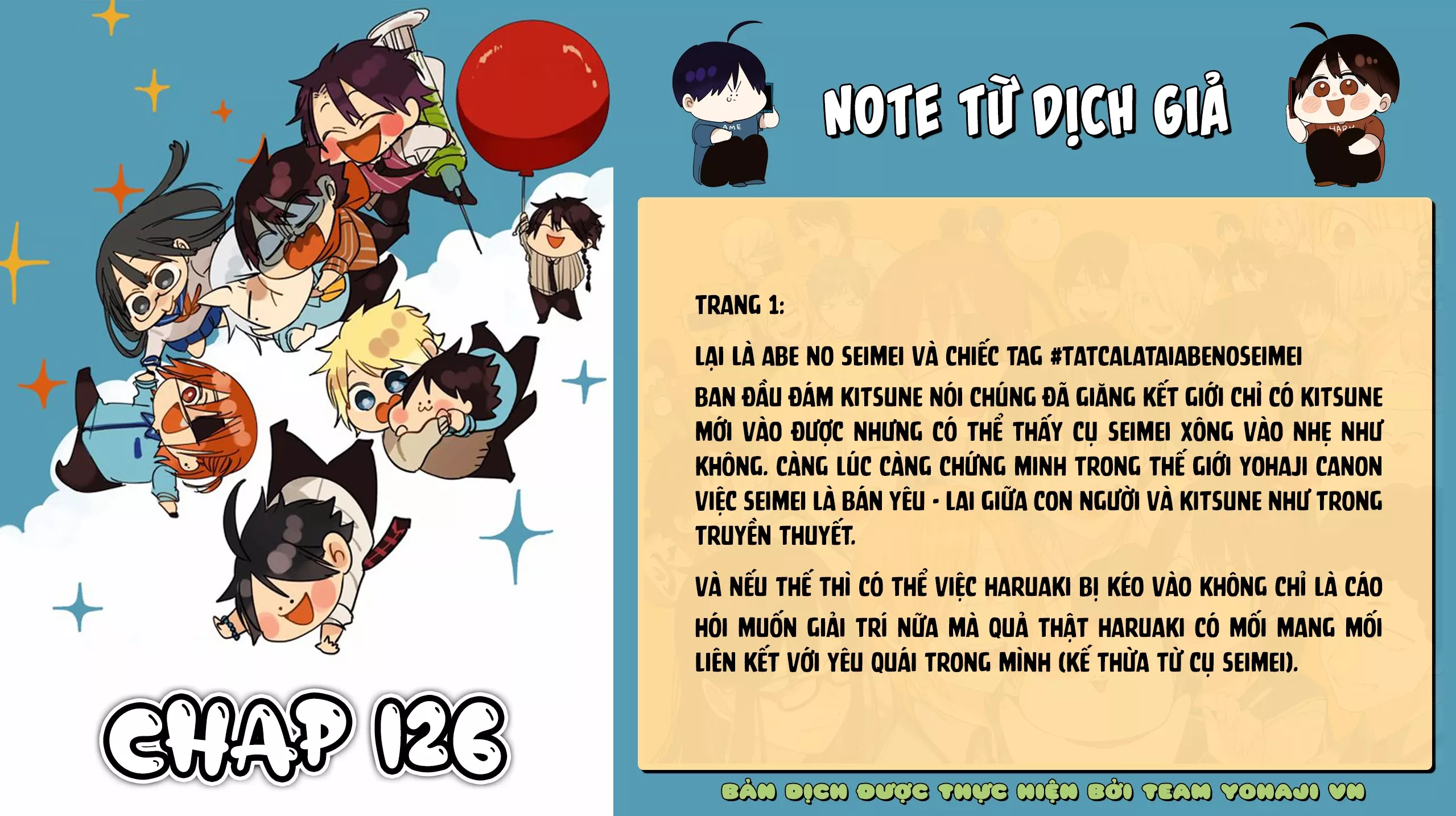 Youkai Gakkou no Sensei Hajimemashita! Chap 126 - Next Chap 127