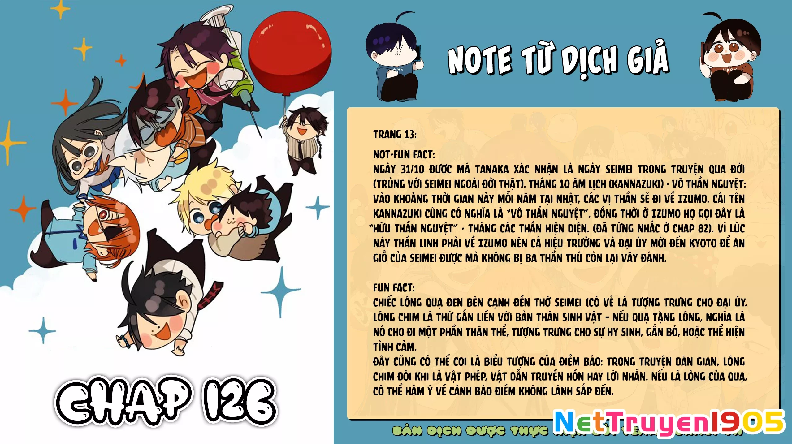 Youkai Gakkou no Sensei Hajimemashita! Chap 126 - Next Chap 127