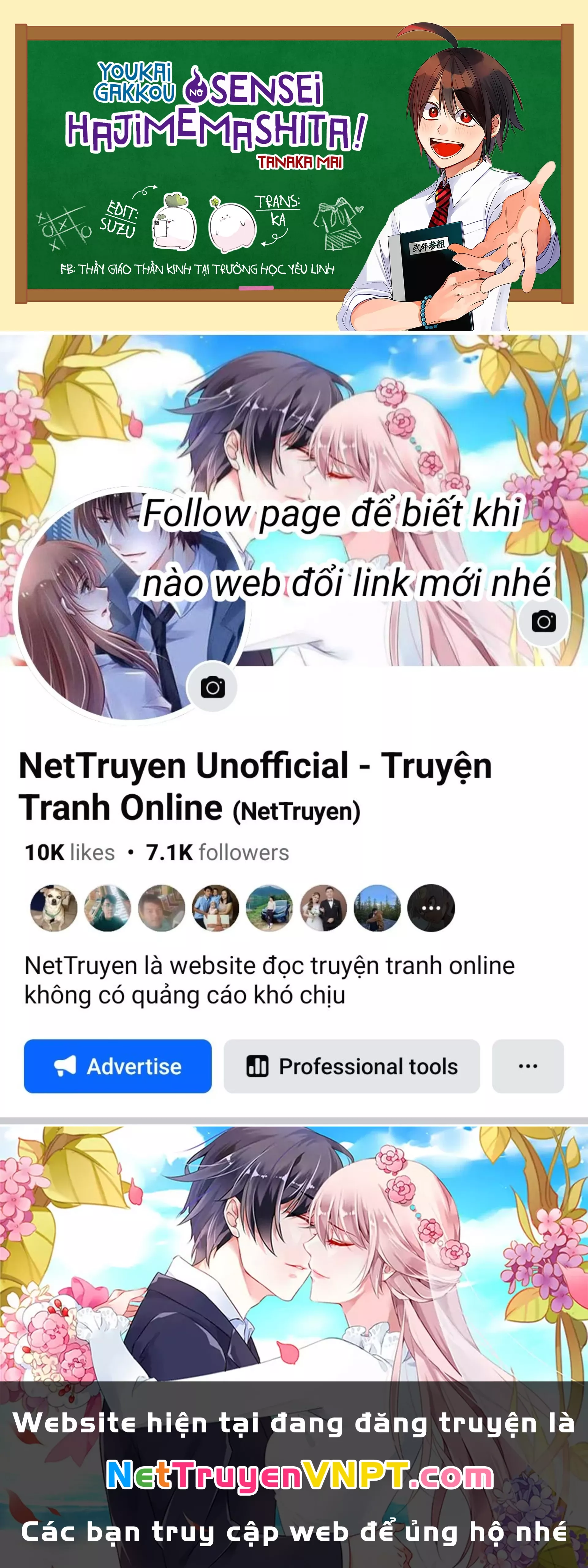 Youkai Gakkou no Sensei Hajimemashita! Chap 65 - Next Chap 66