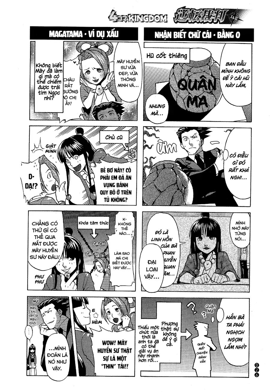 Ace Attorney 1&2 4Koma Kingdom Chap 3 - Next Chap 4