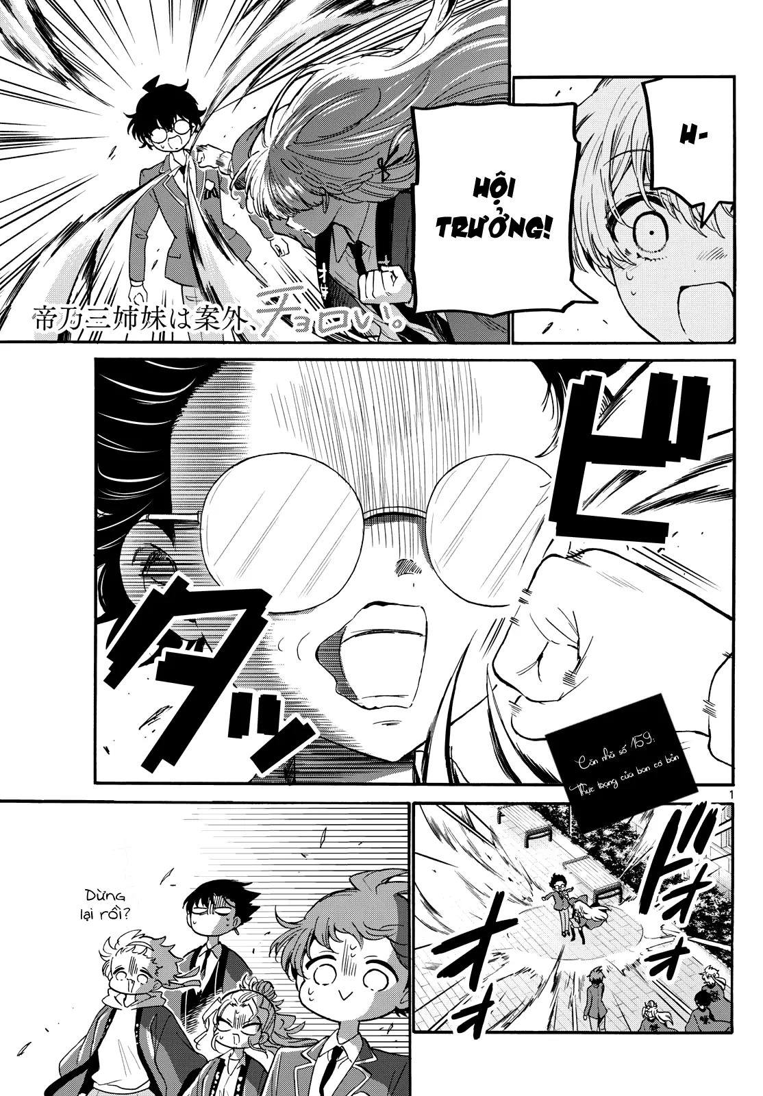 Ba Chị Em Nhà Mikadono Dễ Đối Phó Thật Đấy Chap 159 - Next Chap 160