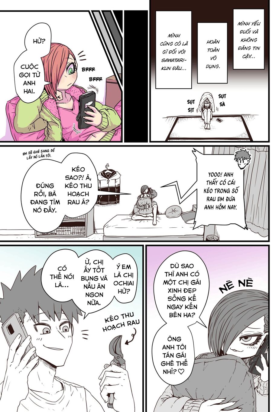 Bà Chị Goá Chồng Mít Ướt Nhà Bên Chap 12 - Next Chap 13