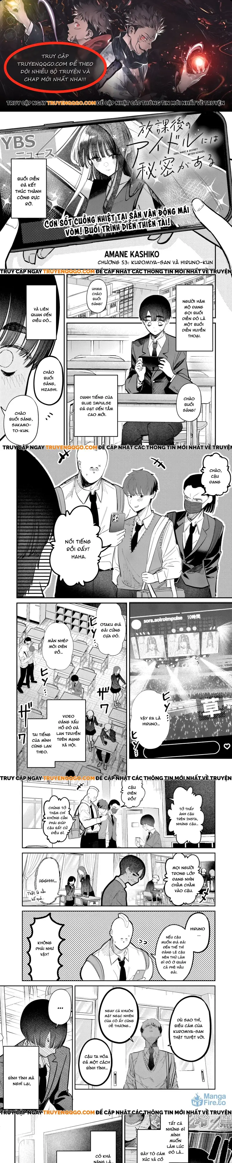 Bí Mật Của Idol, Sau Giờ Học Chap 53 - Next Chap 54