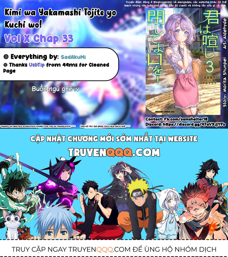 Cậu Ồn Ào Quá, Im Lặng Giùm Tớ Đi! Chap 33 - Next Chap 34