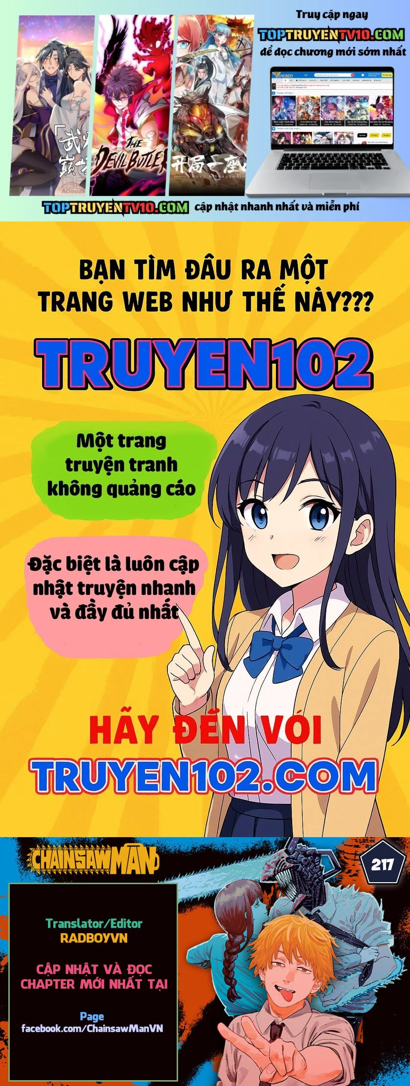 Chainsaw Man - Thợ Săn Quỷ Chap 217 - Next Chap 218