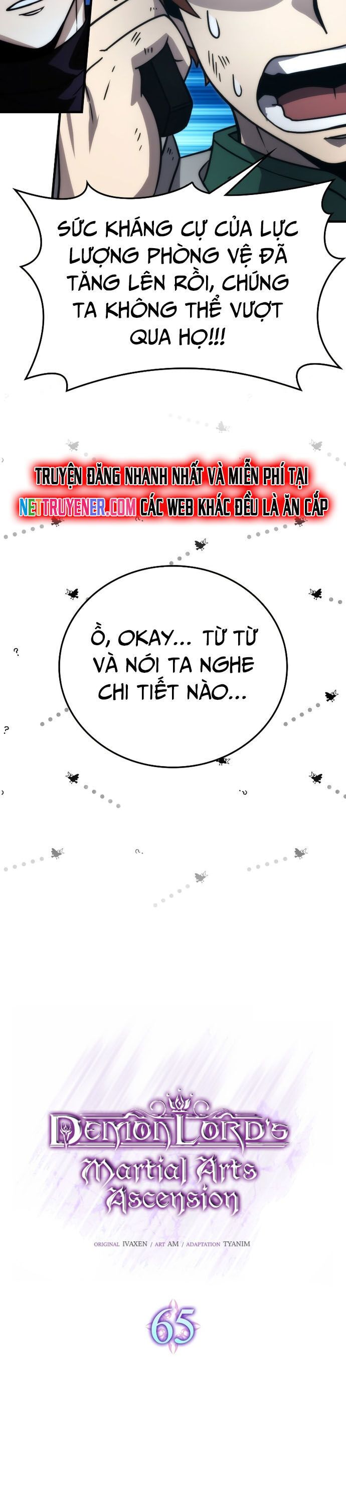 Chúa Quỷ Tăng Cấp Bằng Võ Thuật Chap 65 - Next Chap 66
