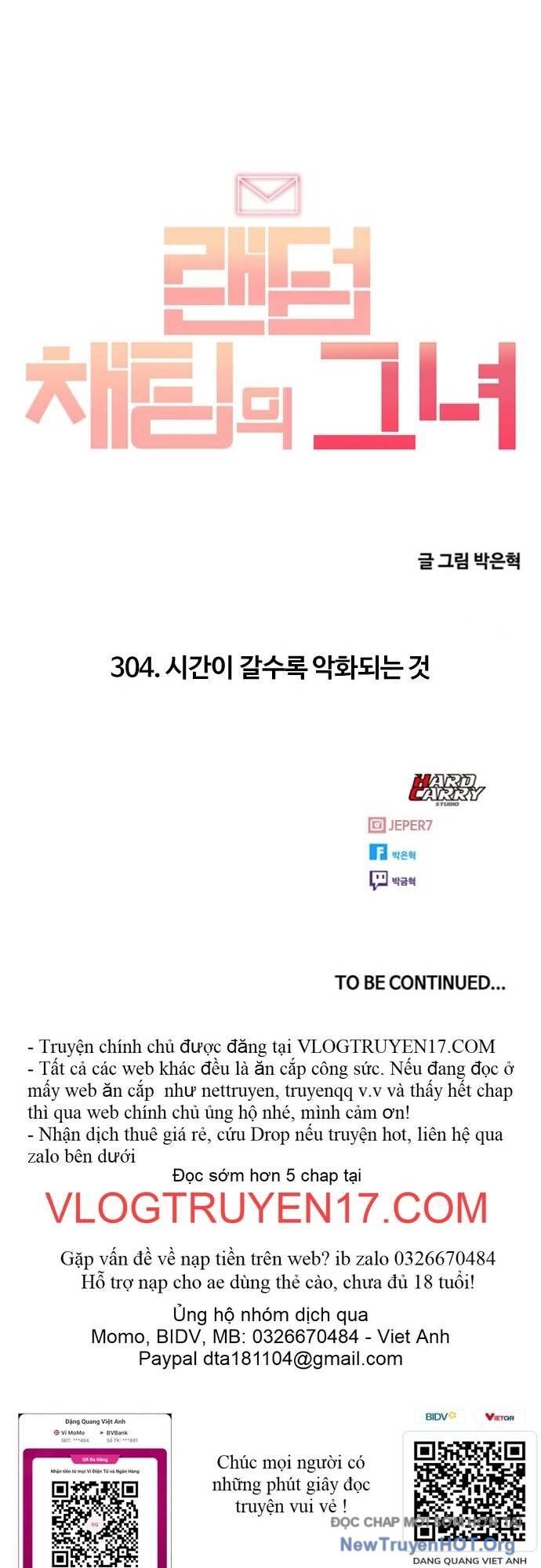 Cô Gái Từ Ứng Dụng Nhắn Tin Ngẫu Nhiên Chap 304 - Next Chap 305