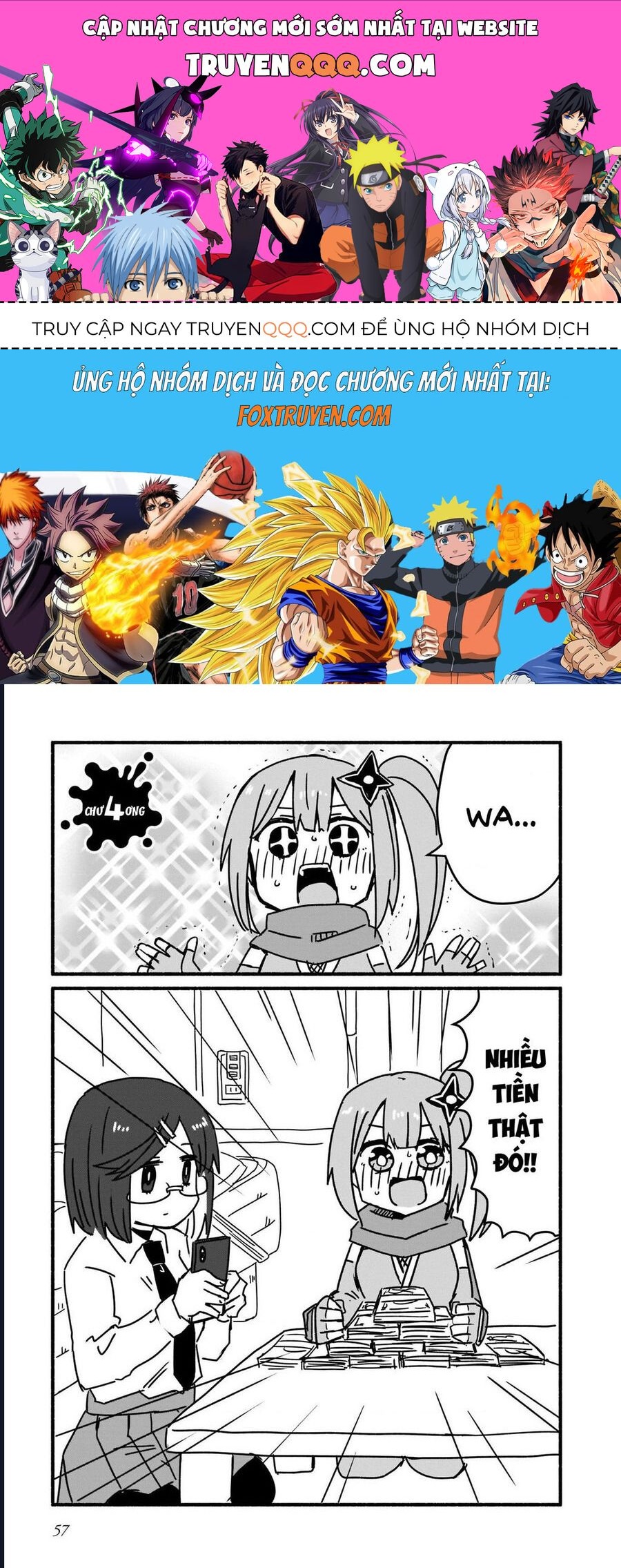 Cuộc Sống Chung Nhà Của Ninja Và Sát Thủ Chap 4 - Next Chap 5