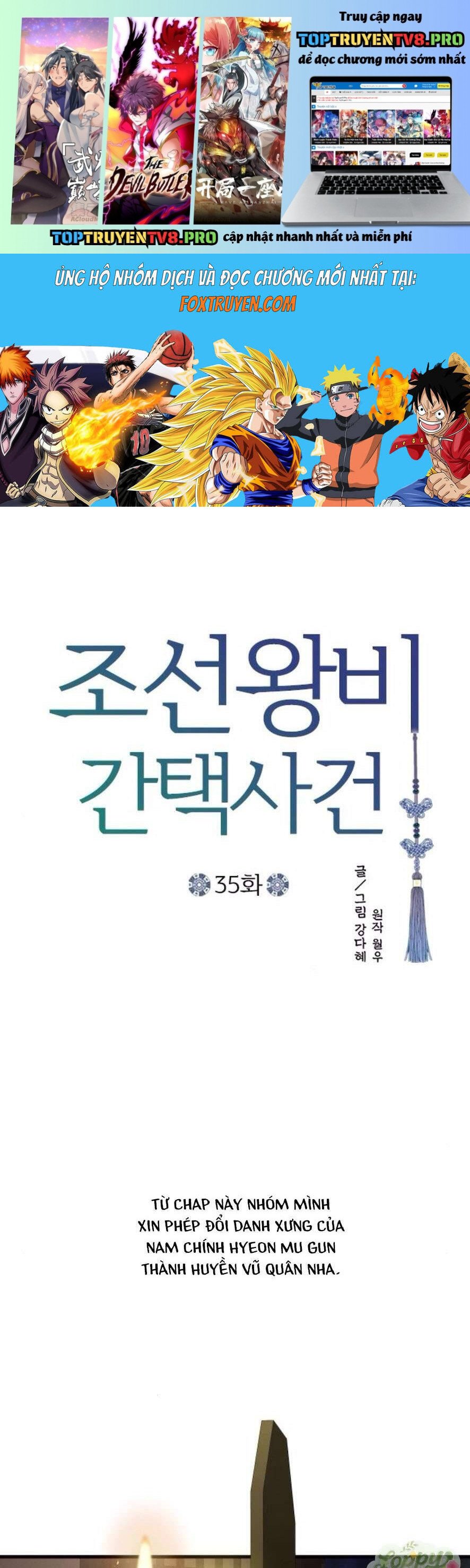 Cuộc Tuyển Chọn Vương Phi Triều Joseon Chap 35 - Next Chap 36