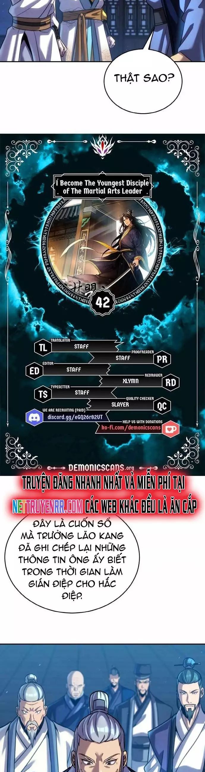 Đệ Tử Của Võ Lâm Minh Chủ Chap 42 - Next Chap 43