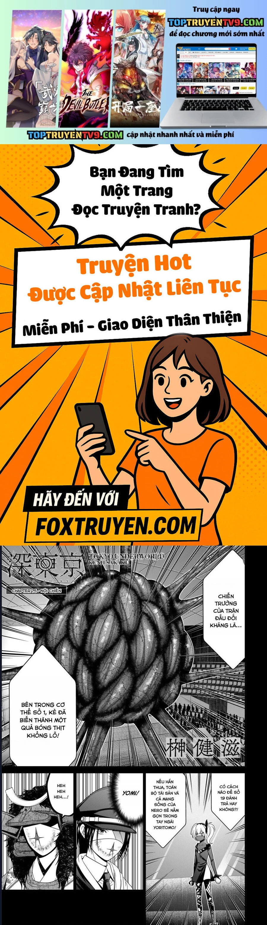 Địa Phủ Tokyo Chap 75 - Next Chap 76