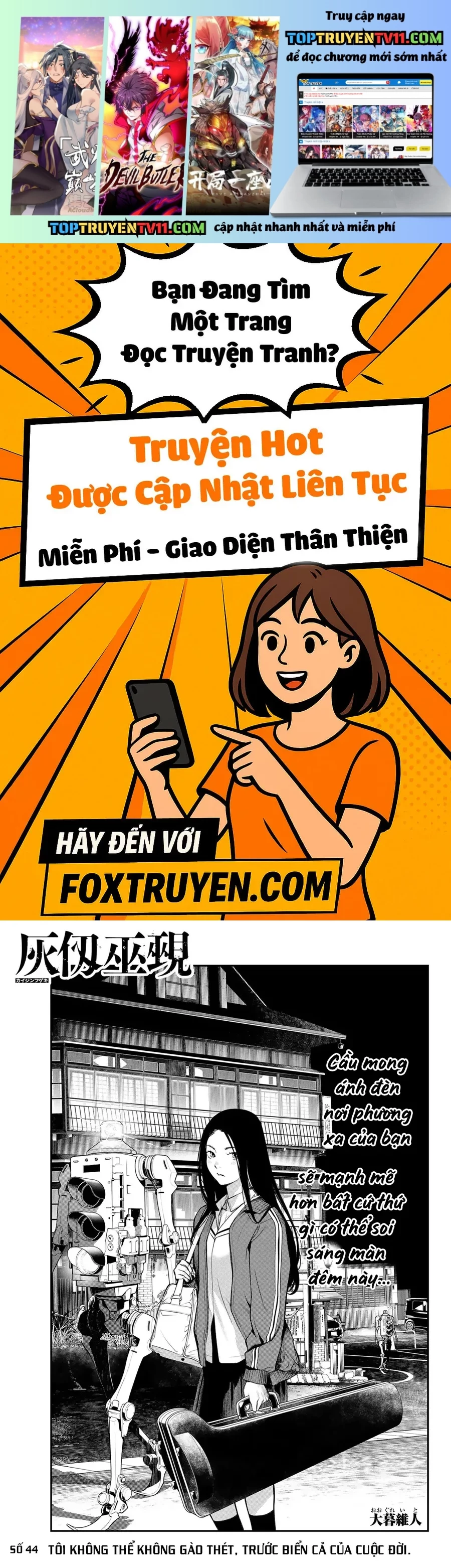 Kaijin Fugeki Chap 44 - Next Chap 45