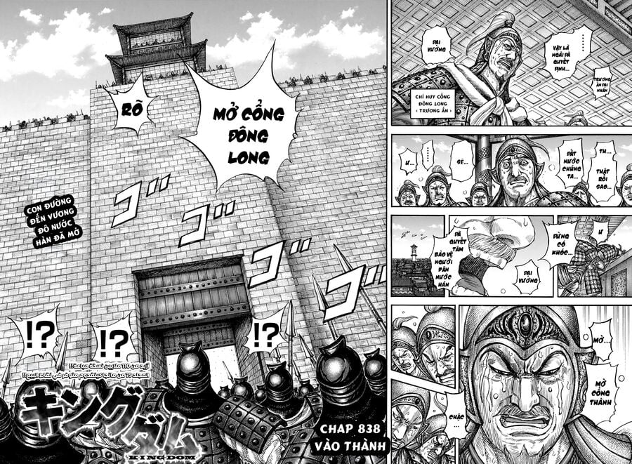 Kingdom - Vương Giả Thiên Hạ Chap 838 - Next Chap 839