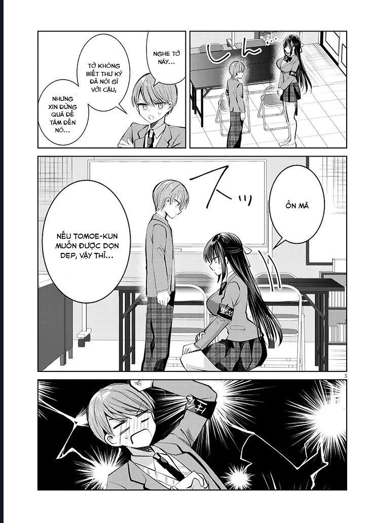 Kotowarenai Kaichou Wa Tomoe-Kun Ni Dake Shite Agetai Chap 5 - Next Chap 6
